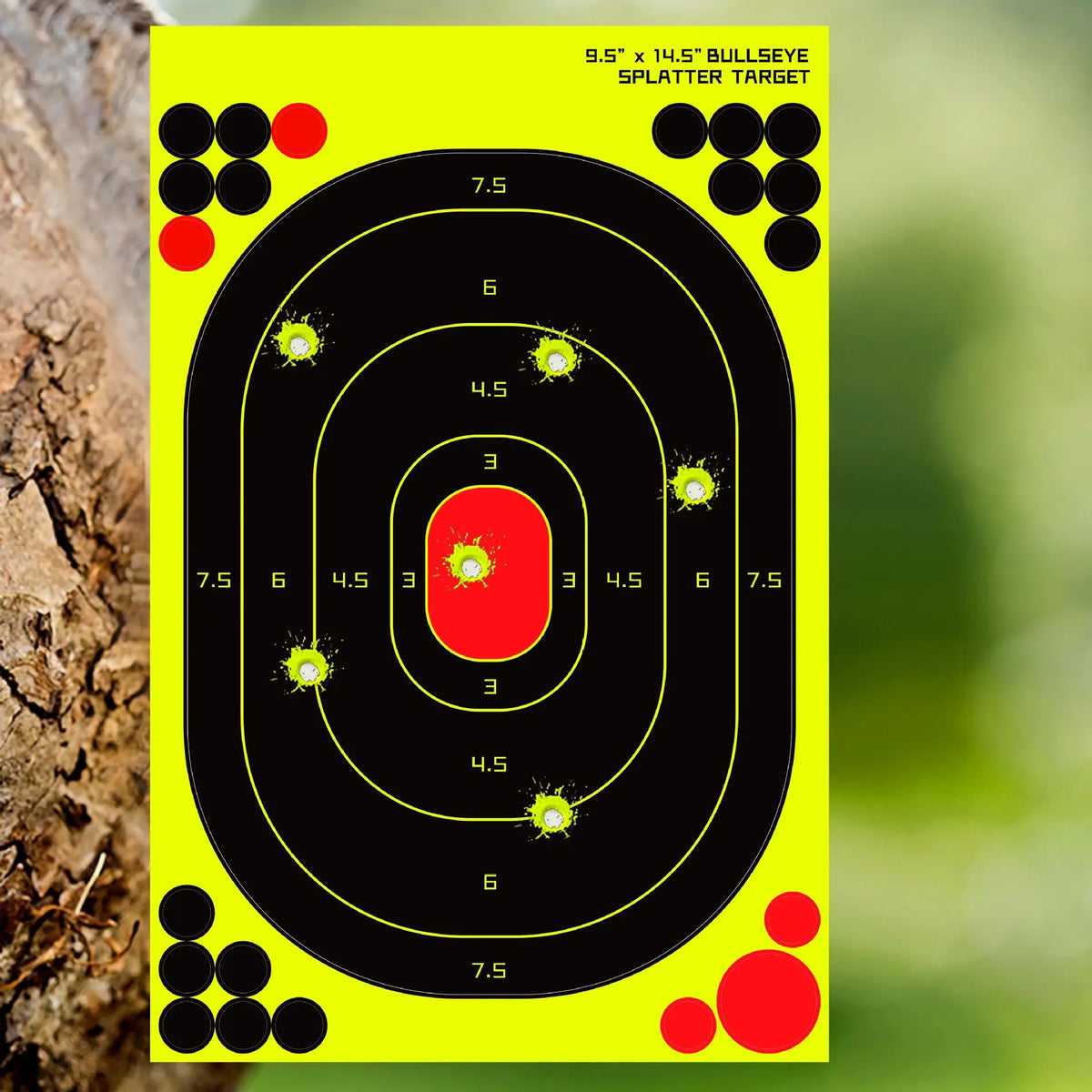 9.5*14.5 Inch Target Stickers